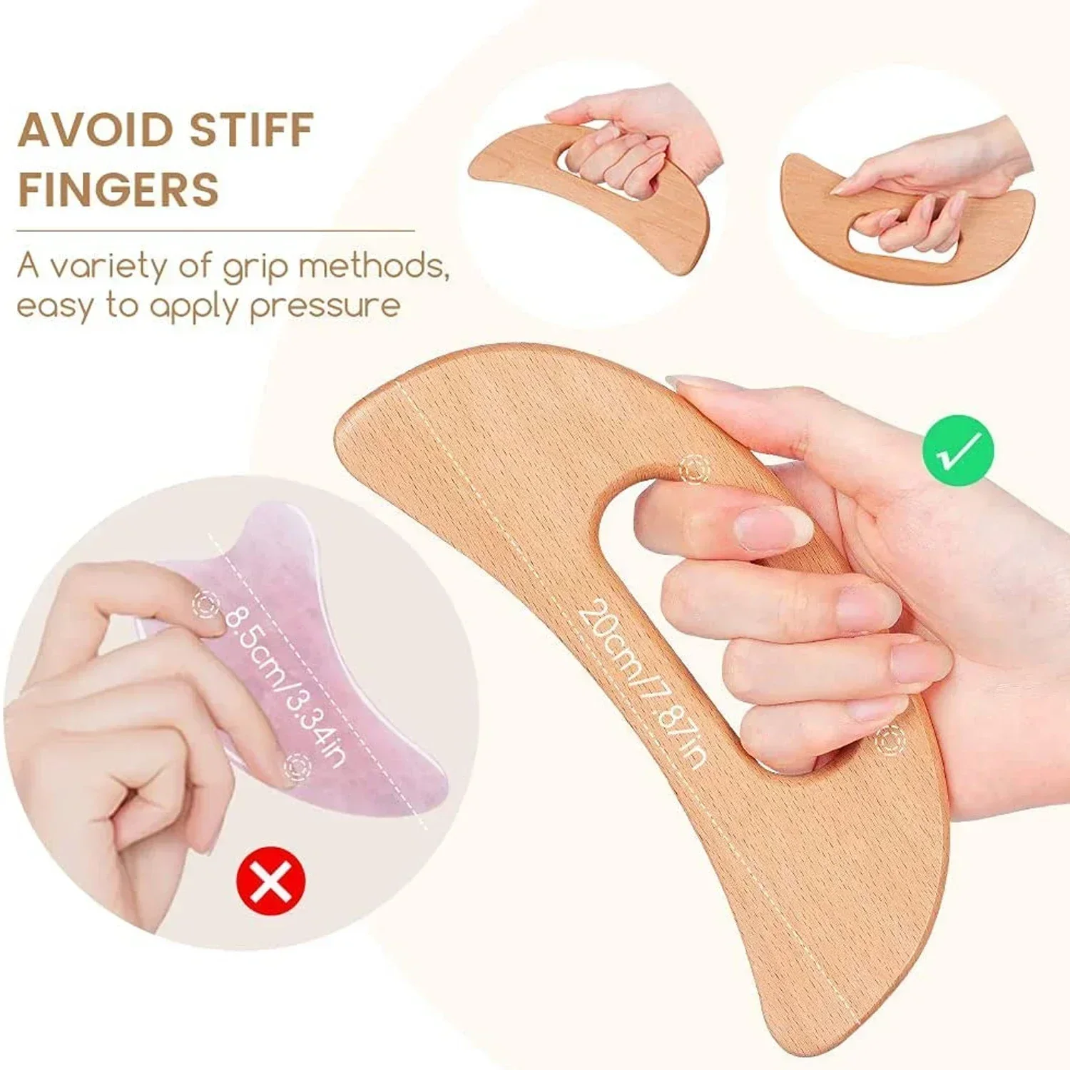Wooden Gua Sha Tool for Body M - огляд і ціна Spa And Wellness