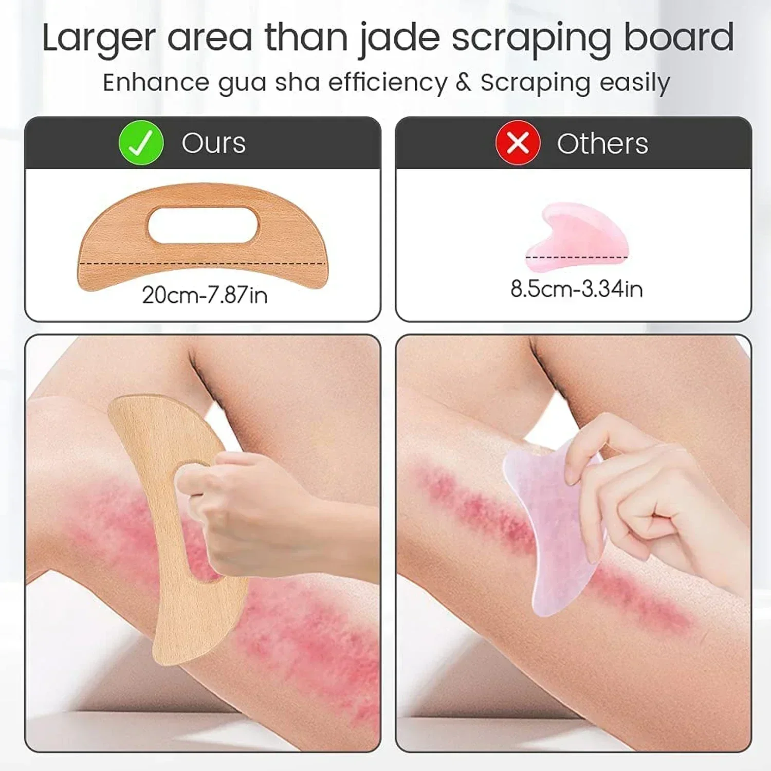 Wooden Gua Sha Tool for Body M - огляд і ціна Spa And Wellness