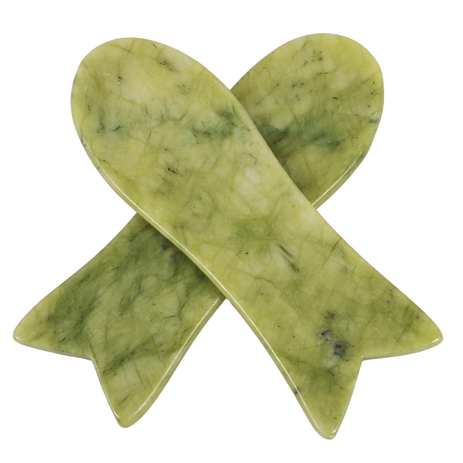 2Pcs Natural Jade Gua Sha Scra - огляд і ціна Spa And Wellness