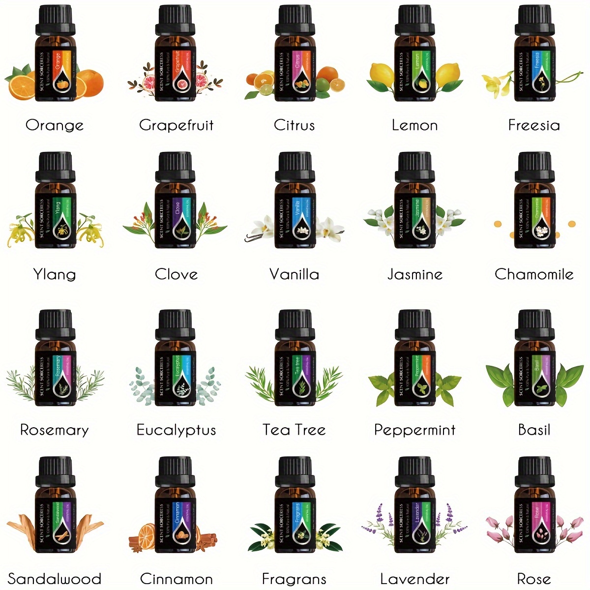 20pcs/set Black Classic Essent - огляд і ціна Spa And Wellness